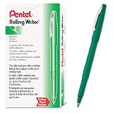 Pentel Rolling Writer, Green (R100-D) – view 2