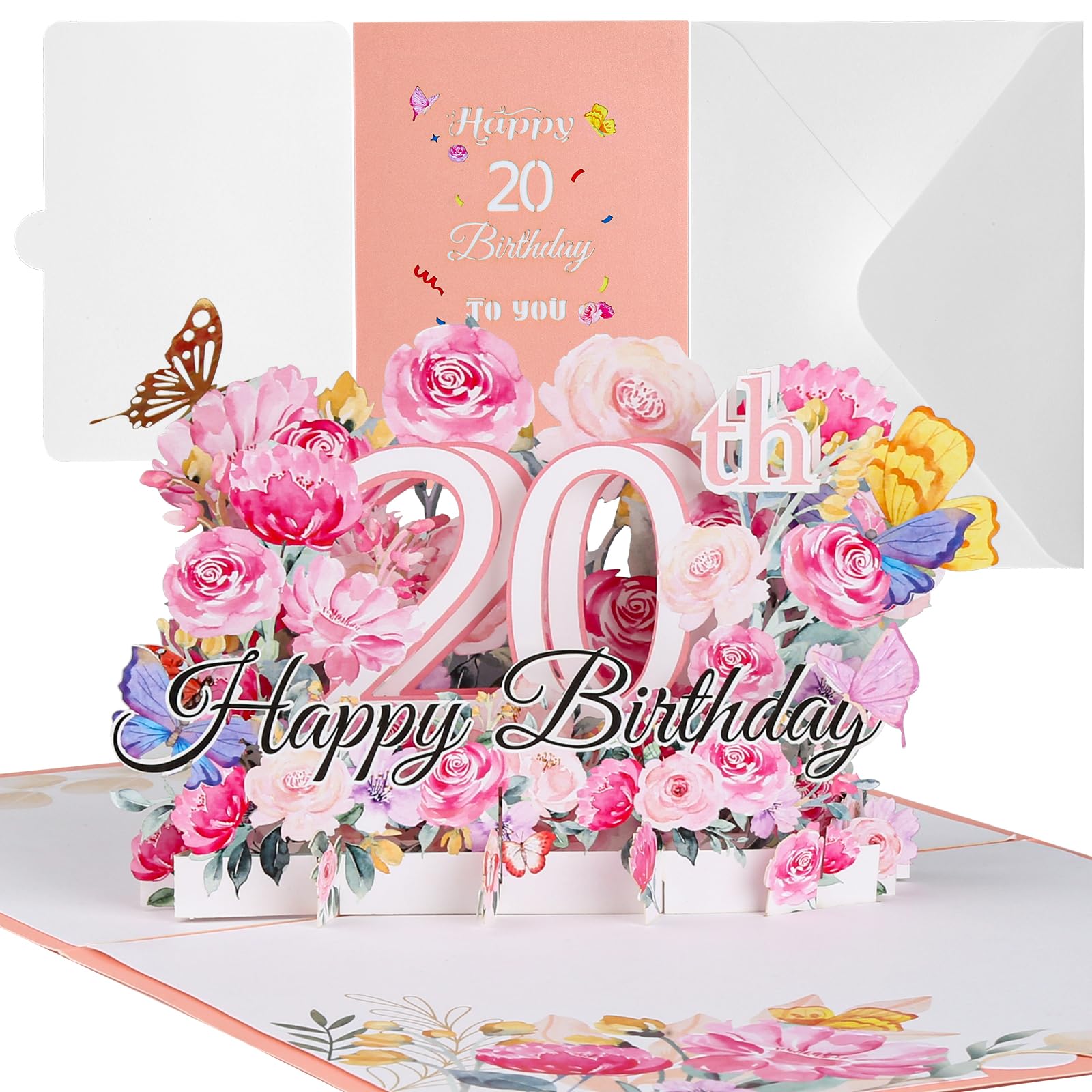 Biglietto Compleanno Pop Up Express Yourself, Biglietto Di Compleanno Per 16 Anni, Con Busta Biglietto Pop Up Compleanno