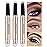 Enfuntins Cream Eyeshadow Sticks Set, Eye Brightener Stick Glitter Eyeshadow Crayon Pencil with Built-in Smudger, Long Lasting Waterproof Highlighter White Rose Gold Shimmer