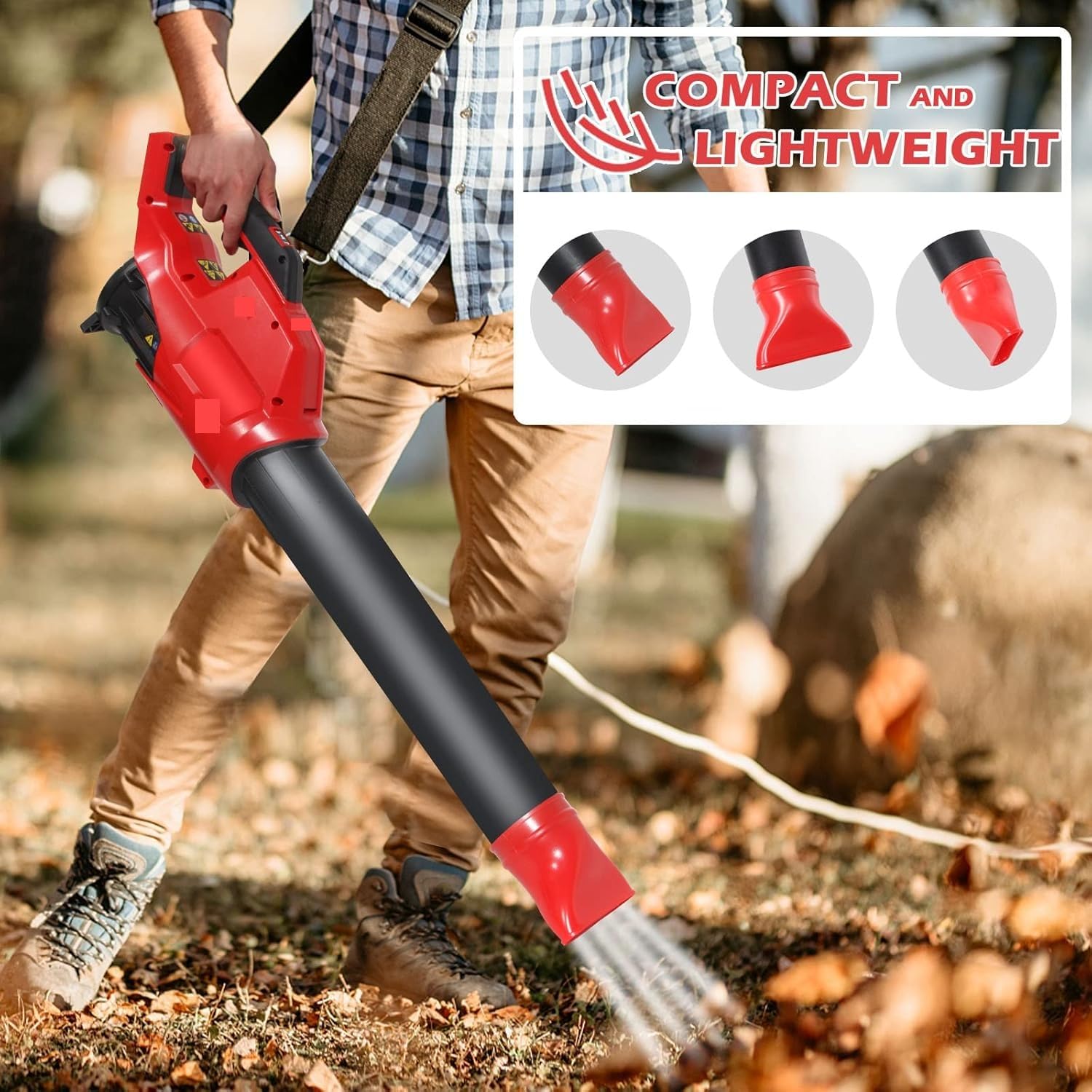 Flachdüse für Milwaukee 2724-20 M18 Kraftstoff-Laubgebläse, funktioniert für Milwaukee M18 2724-21 (1 Stück)