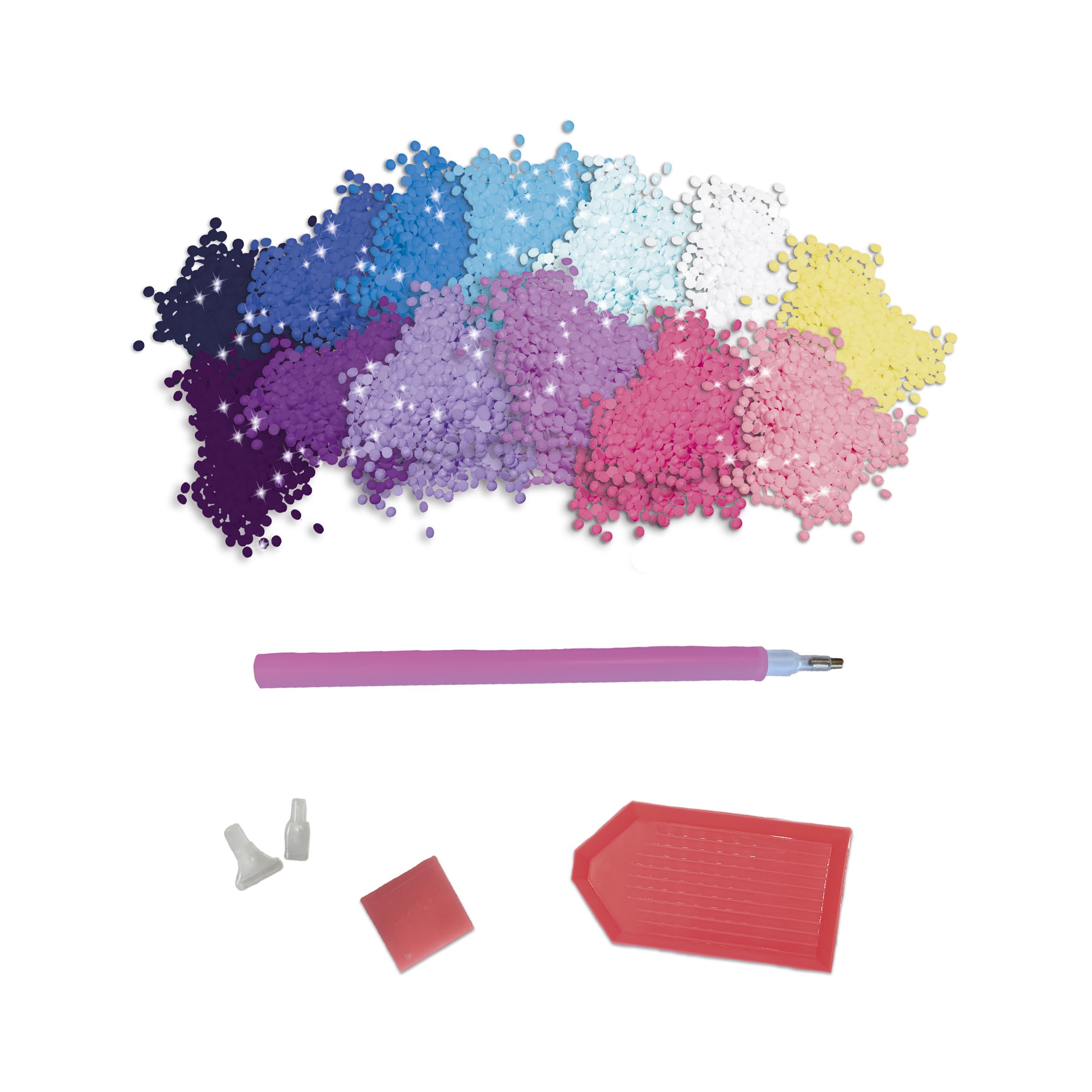 Janod, Glow-in-the-Dark Diamond Painting Creative Kit, 1 Large Canvas + 3,900 Glow-in-the-Dark Rhinestones - Image 4