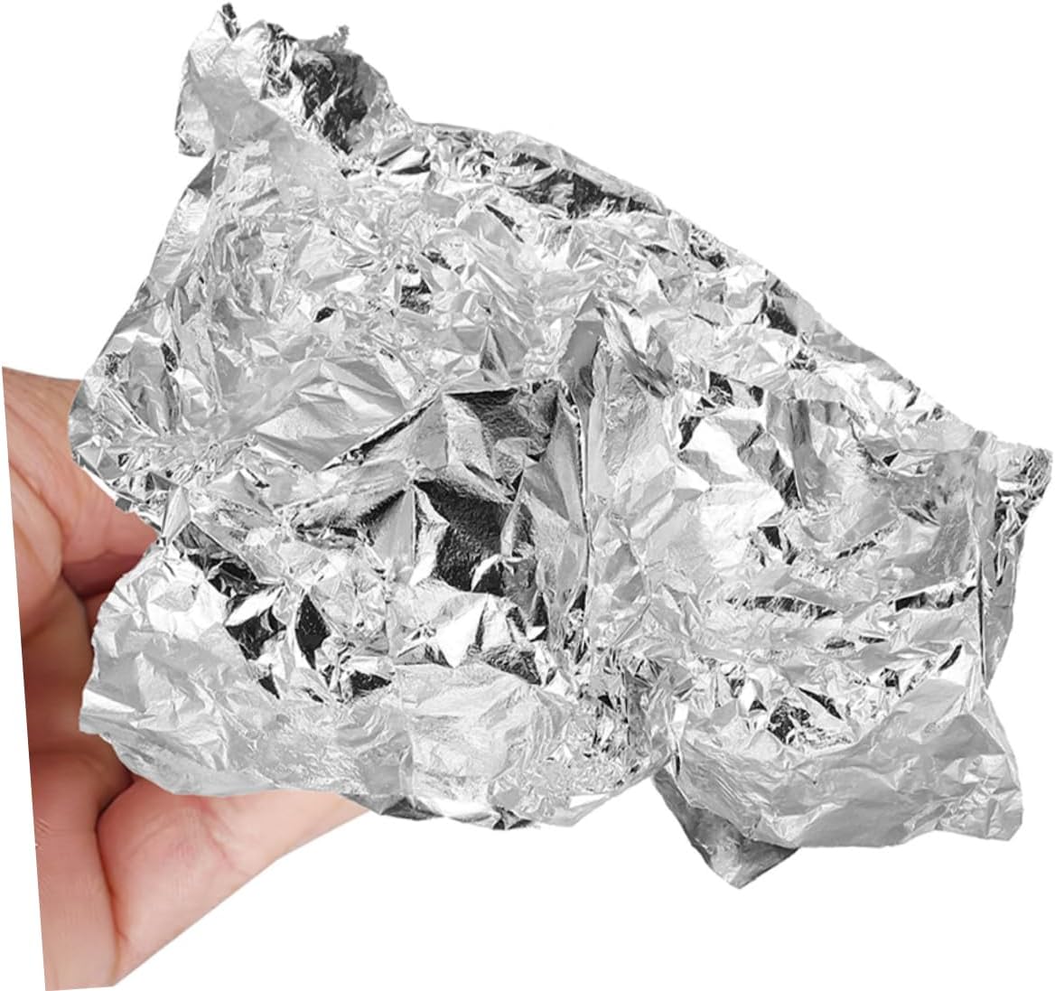 KONTONTY 150pcs Silver Foil Sheets for DIY Flake Decor Durable Metallic Foil for Crafting Versatile Application Home and Office Effortless Use for Art Projects and Furnishings