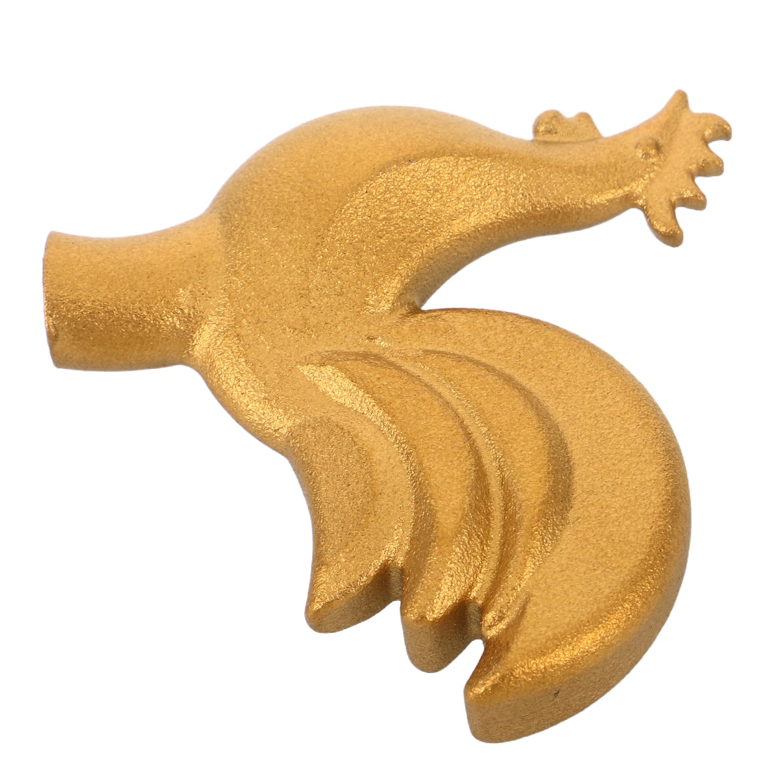 Bouton de couvercle de casserole en fonte GALPADA en forme de coq doré
