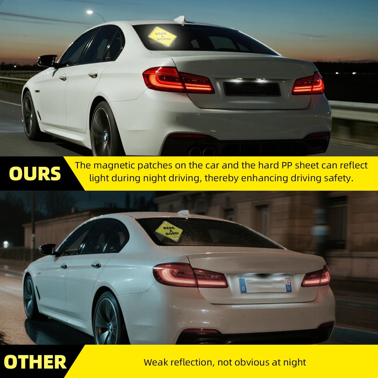 Lot De 2 Pare-Soleils Voiture Enroulables Avec Ventouses - KikkaBoo | GoBébé.ma