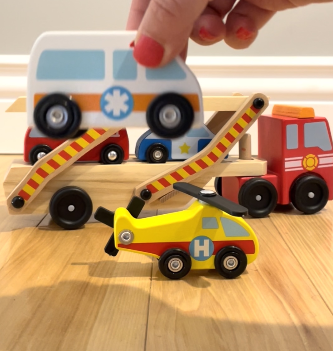 Melissa & Doug Melissa And Doug Emergency Vehicle Set In No