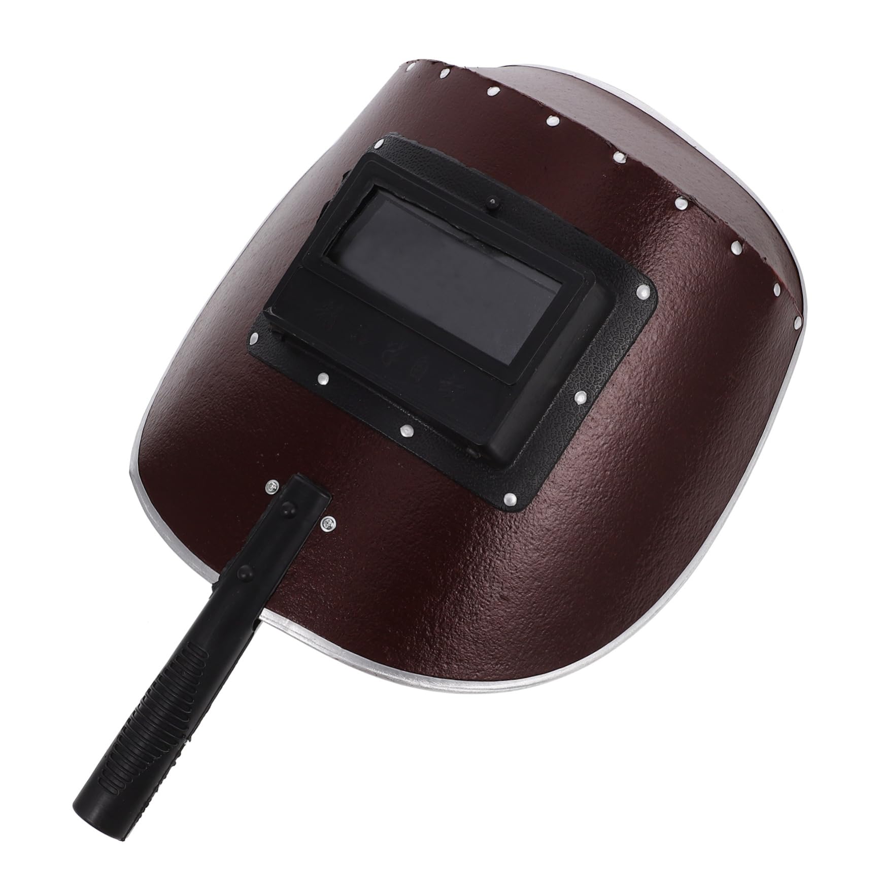 SHINEOFI Máscara de Soldadura Portátil con Función Semiautomática Escudo de Soldadura Duradero Vulcanizado para Corte y Molienda