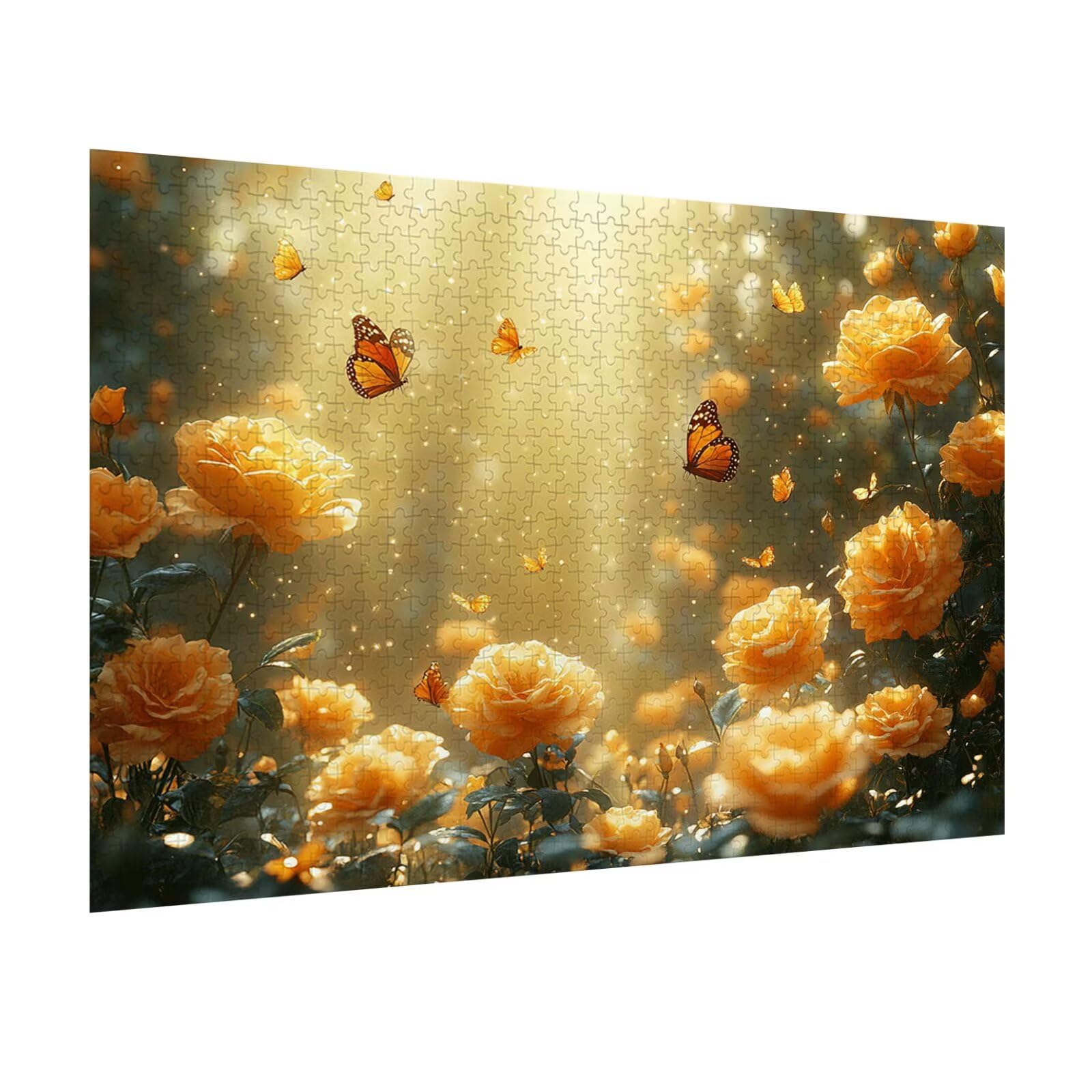 Puzzle 5000 Teile für Erwachsene, 3D Puzzle Rose Holzpuzzles, n-543