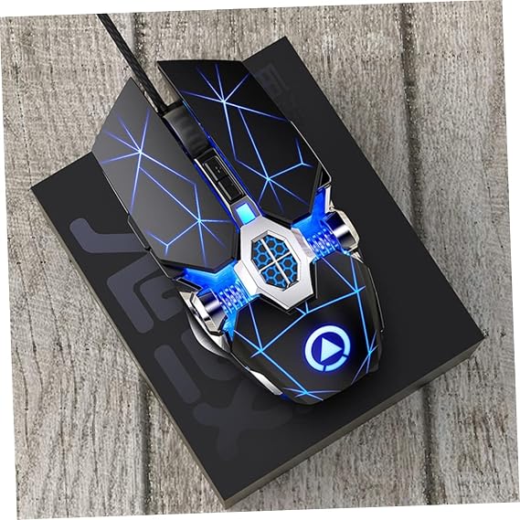 Optical Mouse Laptop Notebook Computer Gaming Wired Mouse with RGB Backlit Wired Computer Corded Mouse Computer Mouse for Laptop Mechanical Mouse Private Model Abs/825