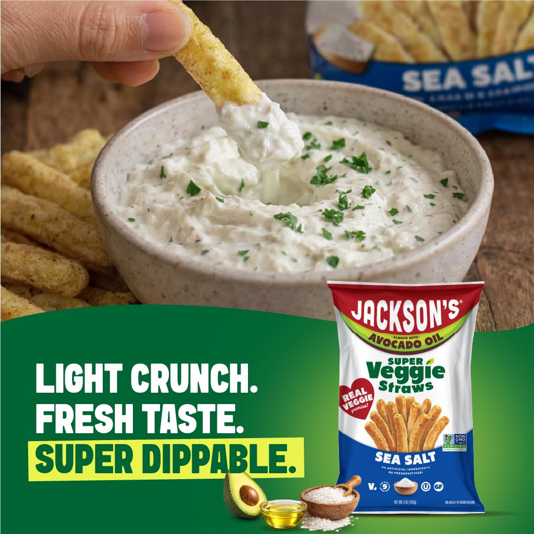 Amazon.com: Jackson's Super Veggie Straws Variety Pack (1 oz, Pack