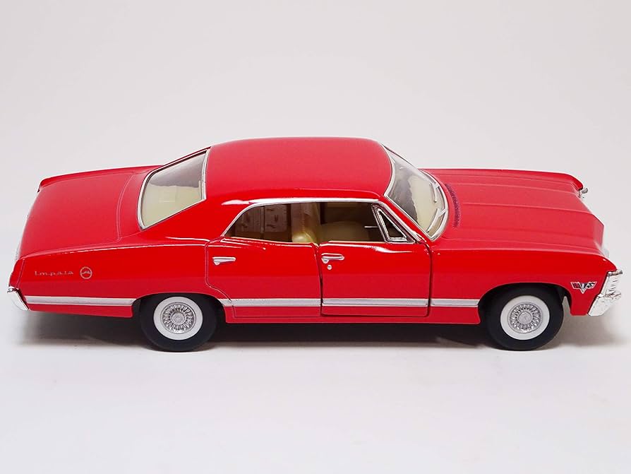 Amazon | キンスマート シボレー インパラ(1967) レッド 1/43
