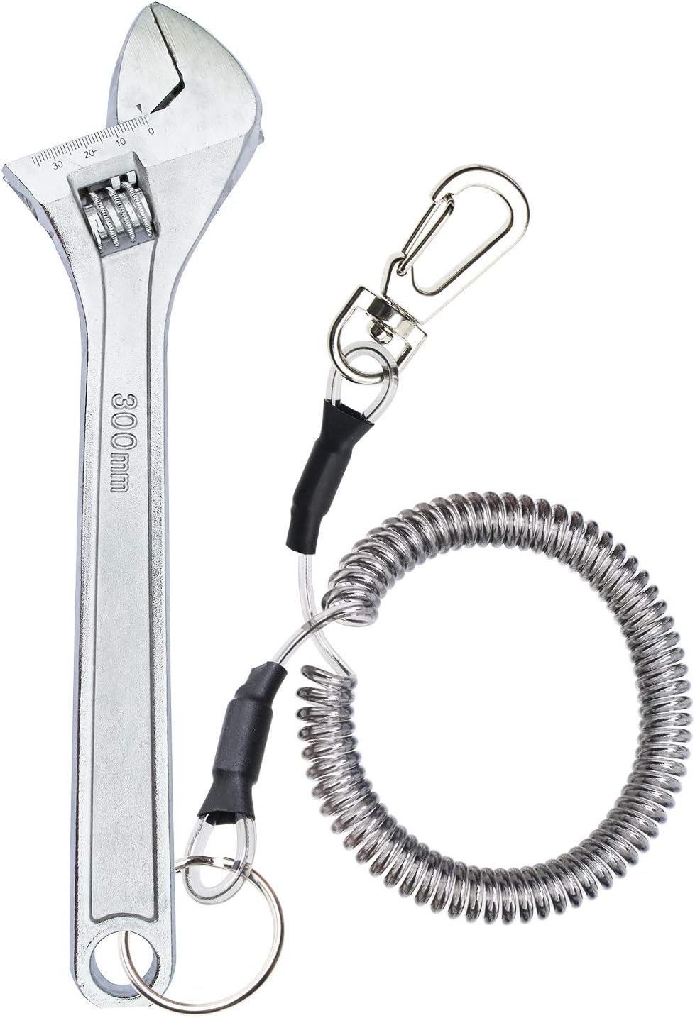 Mini Skater Fishing Coil Lanyard Fishing Tool Retractable Plastic Safe Rope Wire for Securing Pliers, Kayak, Surfing, Boating and Wading,1Pcs (Spiral Length:6 inch) - Image 5