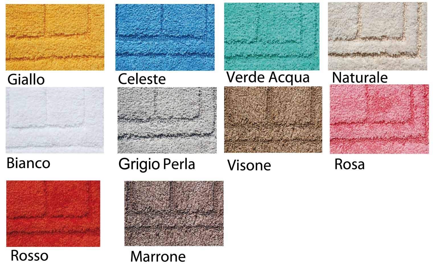 Casatessile Elbak Tappeto Bagno Varie Misure - Verdone, 55x90 cm