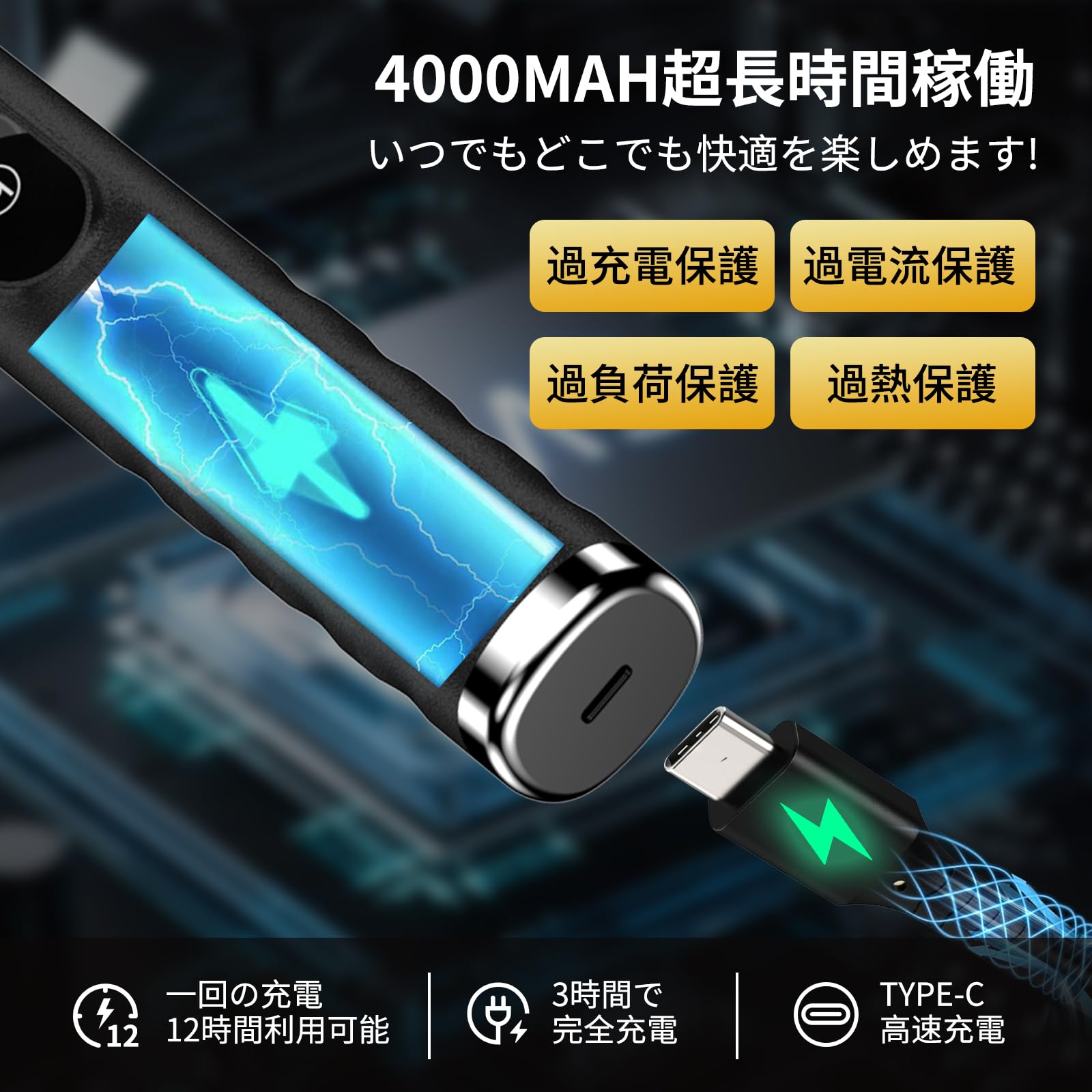 Amazon.co.jp: 筋膜リリースガン【革新・背中まで届く】きんまく 