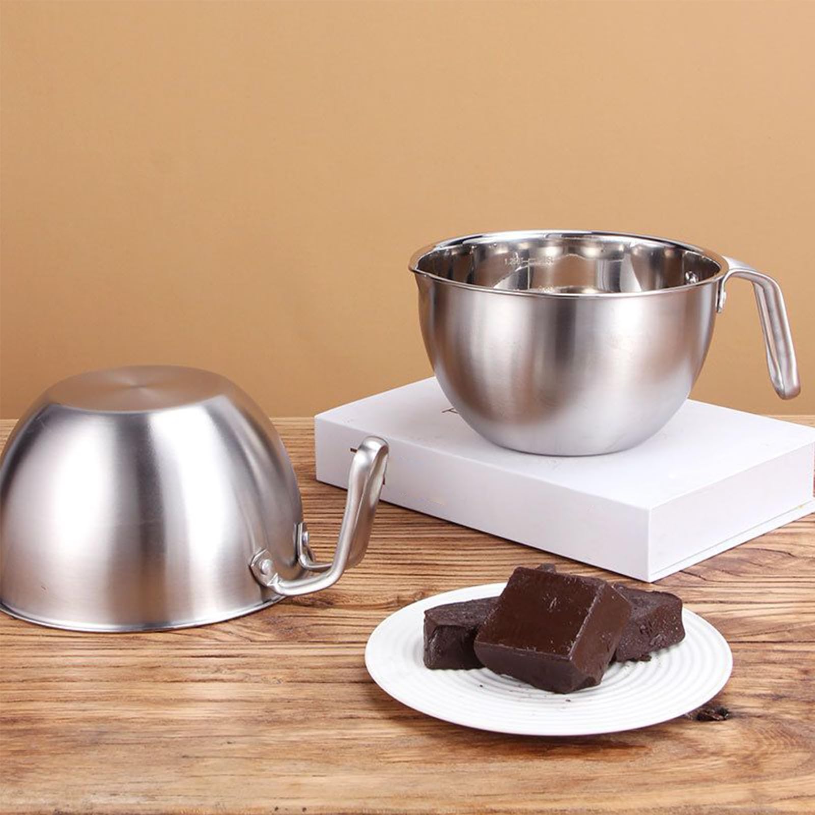 Olla Derretidora de Chocolate Utensilio para Fondue y Repostería | Olla Fundidora De Queso para Queso Postres Repostería Cocina Casera Restaurante Chocolate y Dulces