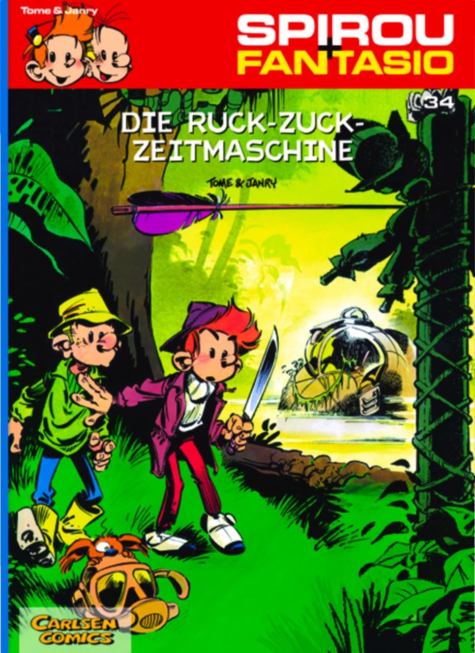 Spirou & Fantasio 34: Die Ruck-Zuck-Zeitmaschine: (Neuedition)