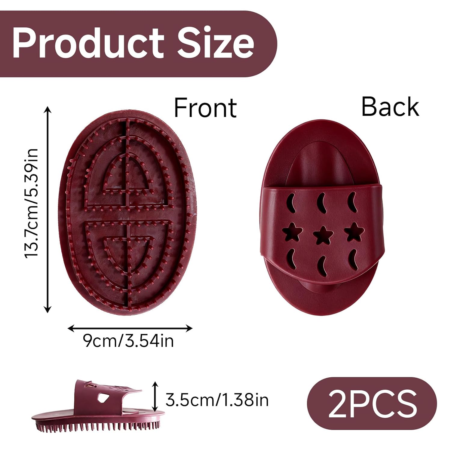 2Pcs Meridian Massage Brushs, Meridian Brush for Belly, Beauty Salon Professional Custom Meridian Brush, Full Body SPA Massager Relaxation, Acupressure Meridian, Scalp Massage - Image 6