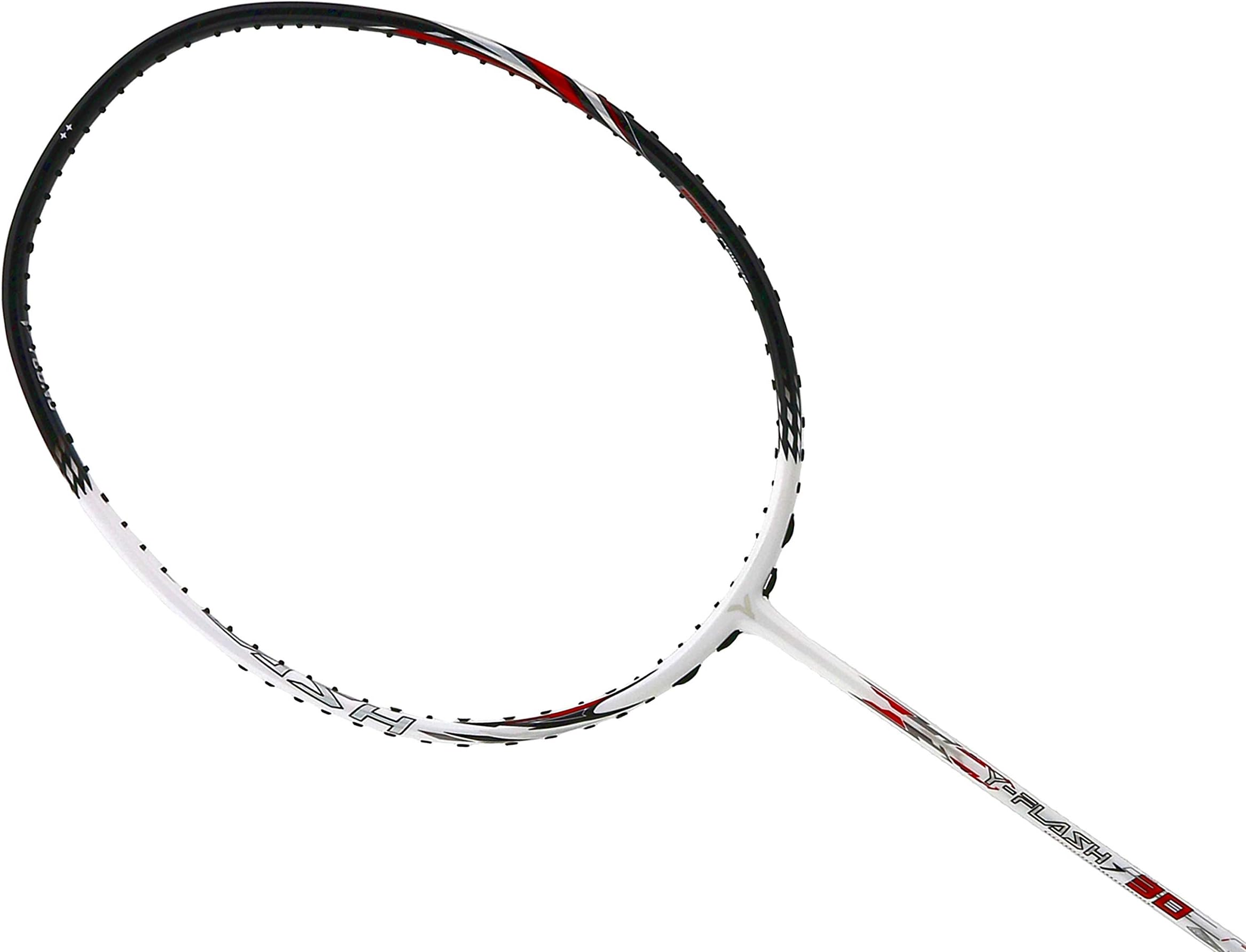 YOUNG YFLASH 30 Carbon-Graphite Y-Flash 30 Japanese High Modulus Nano Carbon Badminton Racket, Includes Full Cover