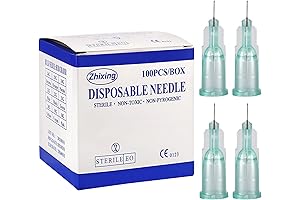 100-Pack 34 Gauge Needles: Precision Laboratory Essentials