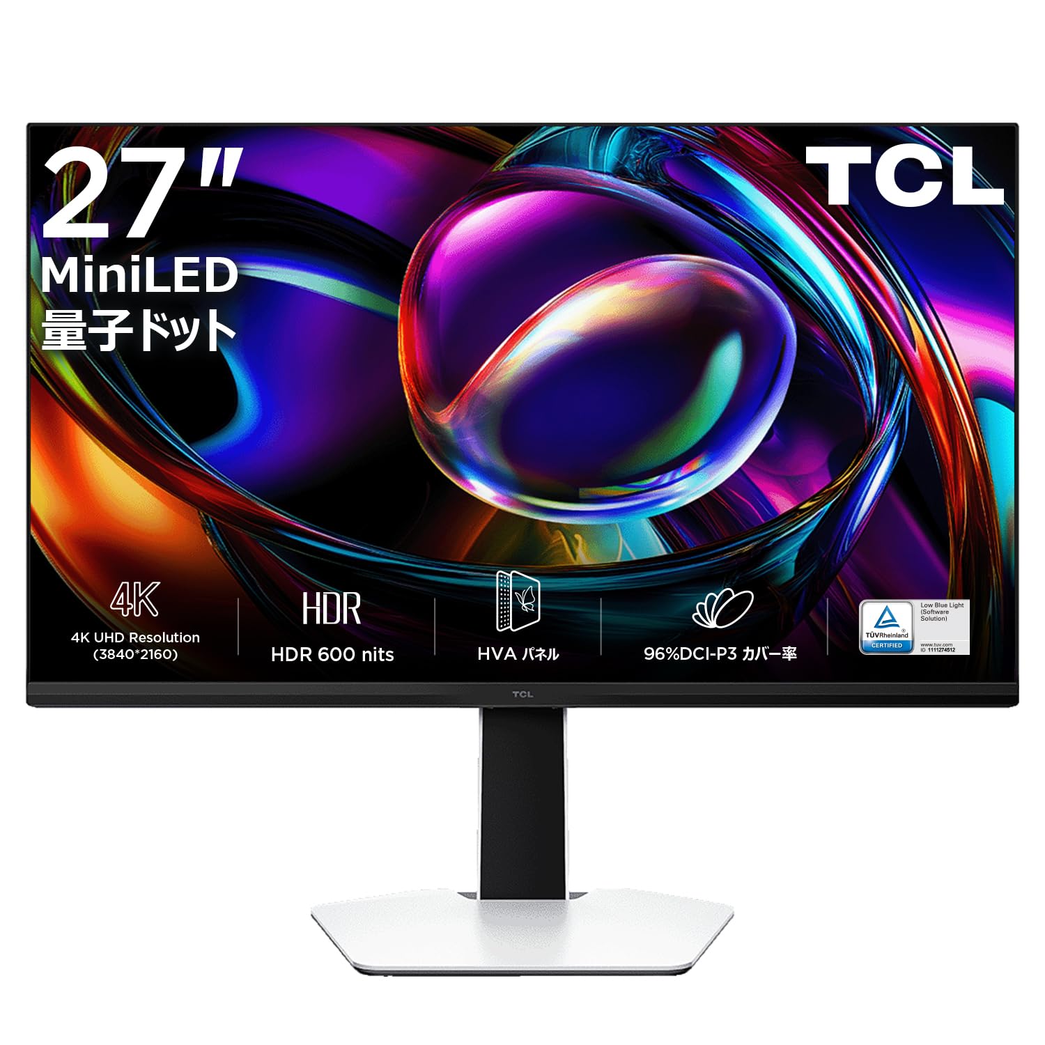 Amazon.co.jp: TCL 量子ドットMini LED 4K モニター 27インチ