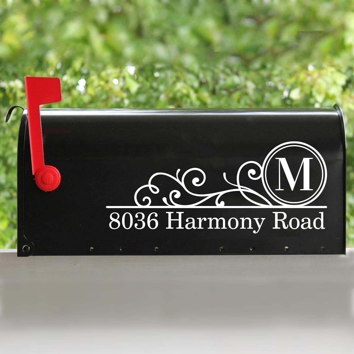 Personalized Mailbox Decal | Mailbox Numbers Stickers | Street Address Vinyl Decal | Reflective Colors Available | Modern House Number for Outdoor,