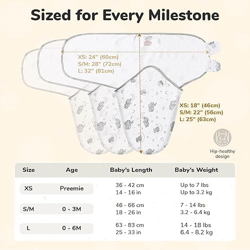 Miniatura 4 de Saco de envolver para bebé, manta orgánica, saco de envolver para recién nacido, eslinga ajustable para bebé, fácil de envolver para niños y niñas