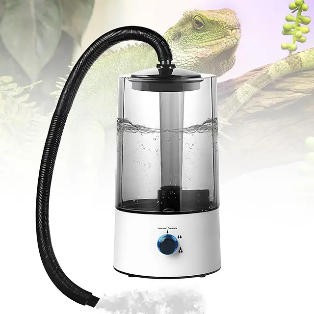 4L Reptilien-Luftbefeuchter: Große Terrarium-Nebelmaschine mit verstellbarem Nebel