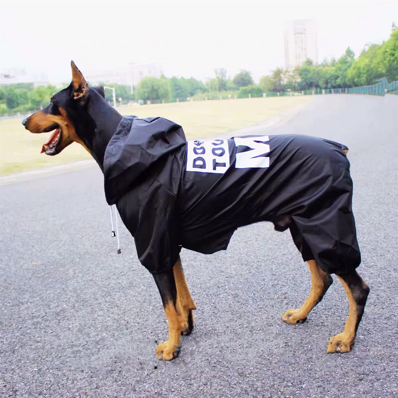 Amazon.co.jp: 犬用レインコート 防水犬用パーカー 4本足の犬用レイン