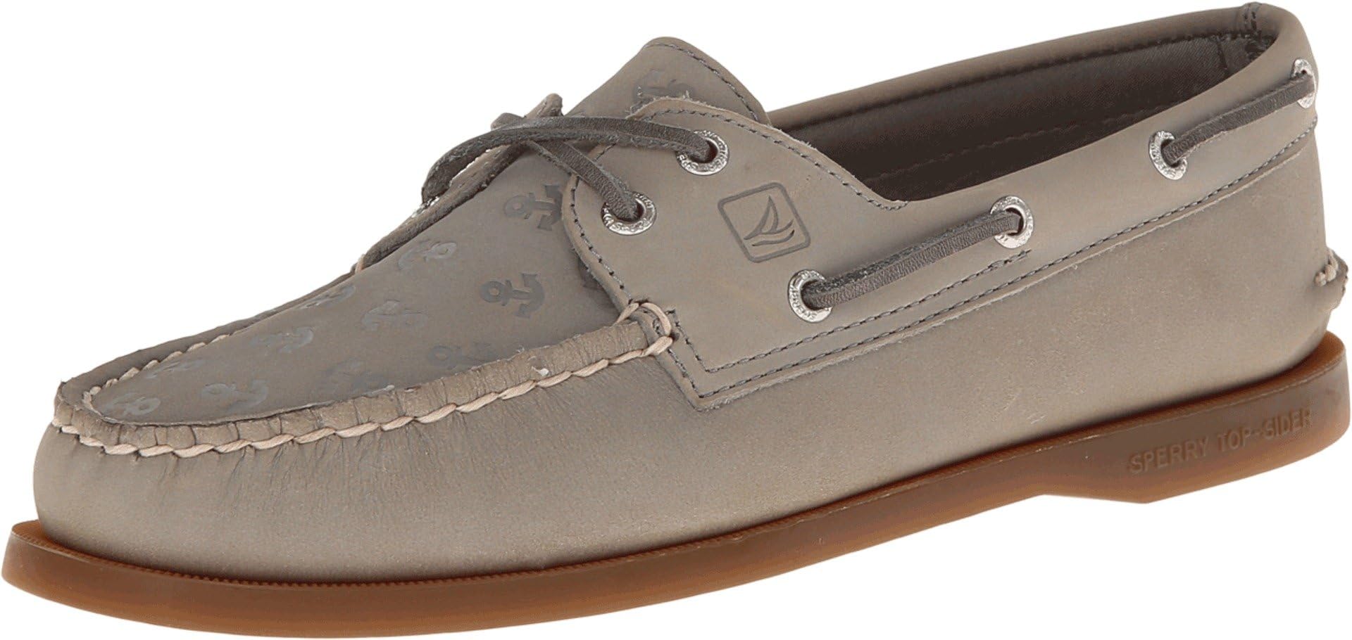 New Sperry Women's A/O Loafers Charcoal Anchors 7