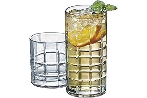 Anchor Hocking Manchester Drinking Glasses Set, 16-Piece Set