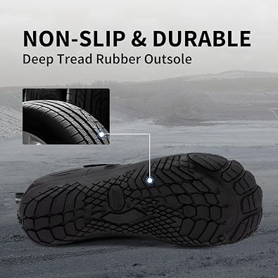 Grand Attack Men's Barefoot Shoes|Minimalist Cross-Trainer|Zero Drop Sole|Wide Toe Box
