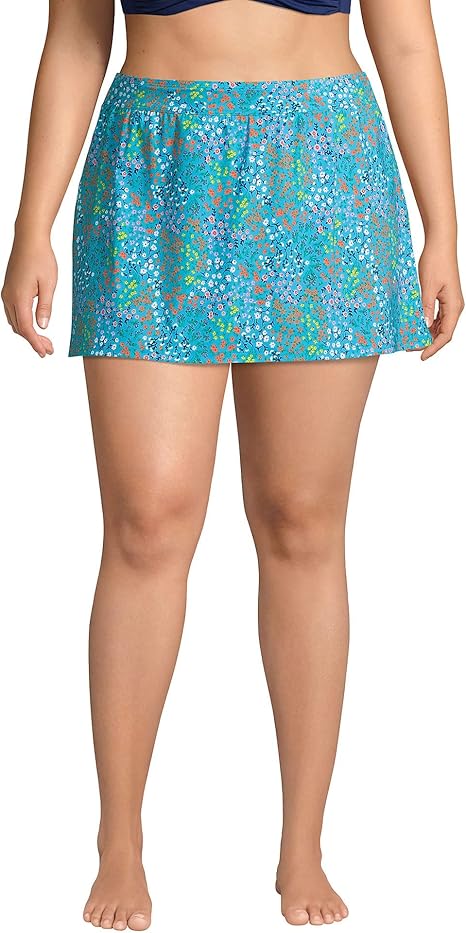 Lands' End Women's Tummy Control Skirt Swim Bottoms