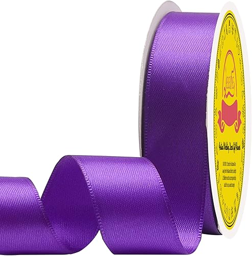 Miniatura 996 de Cinta de satén verde esmeralda de doble cara de 1-1/2 pulgadas x 50 yardas, cinta de poliéster verde esmeralda para envolver regalos, muy adecuada