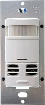 Osram Encelium SSM-LNV Dual-Tech Wall Mount Occupancy Sensor, 120/277V, White