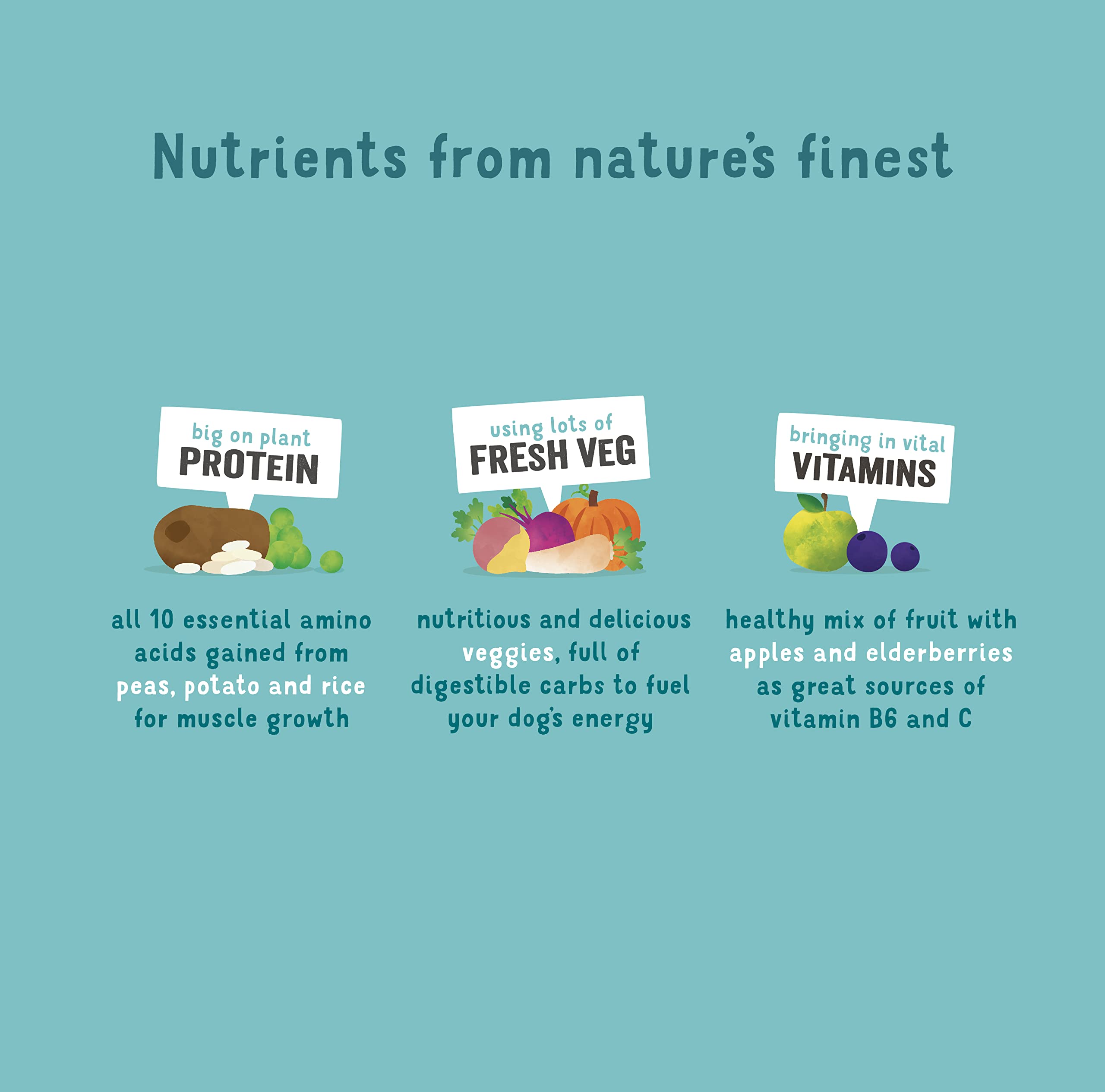 Edgard & Cooper Pienso para Perros Adultos Comida para Perros Seca Natural Sin Gluten Pienso Vegano 7kg Remolacha & Calabaza, Naturalmente fácil de digerir, Alimentación Sana Sabrosa y Equilibrada