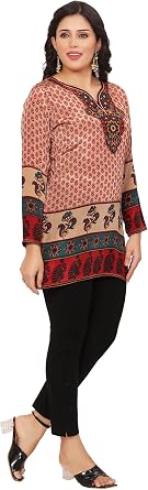 Maple Clothing Women's Indian Tunic Top Kurti Kurta India Clothes Outfit