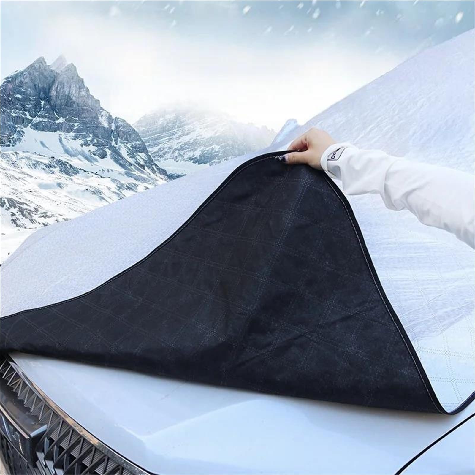 Copertura Parabrezza Inverno Protezione per Parabrezza per Auto, Protezione per Neve