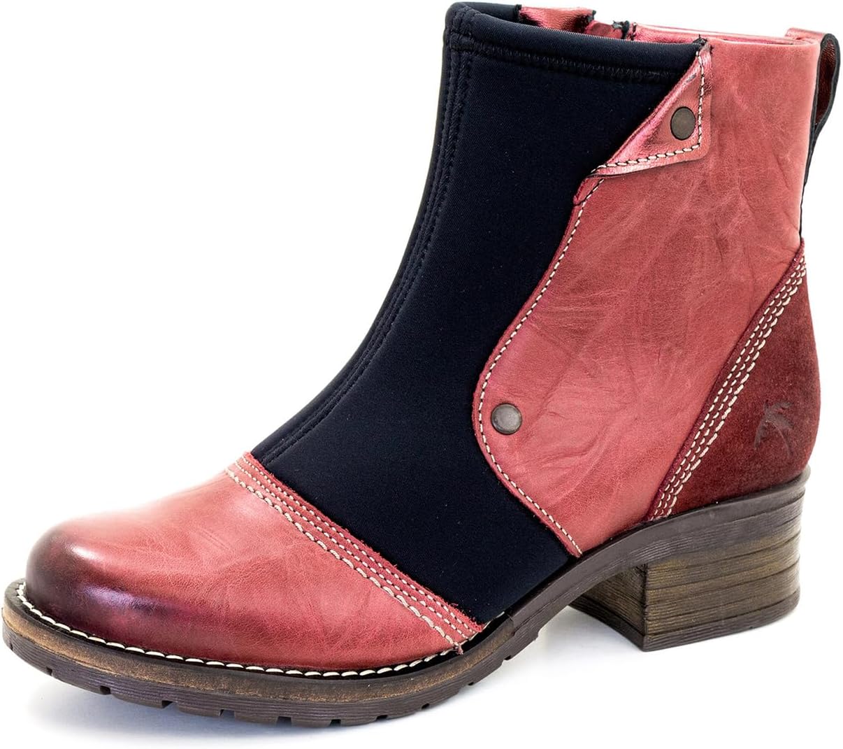 Dromedaris Kassia leather ankle boot - inside zip