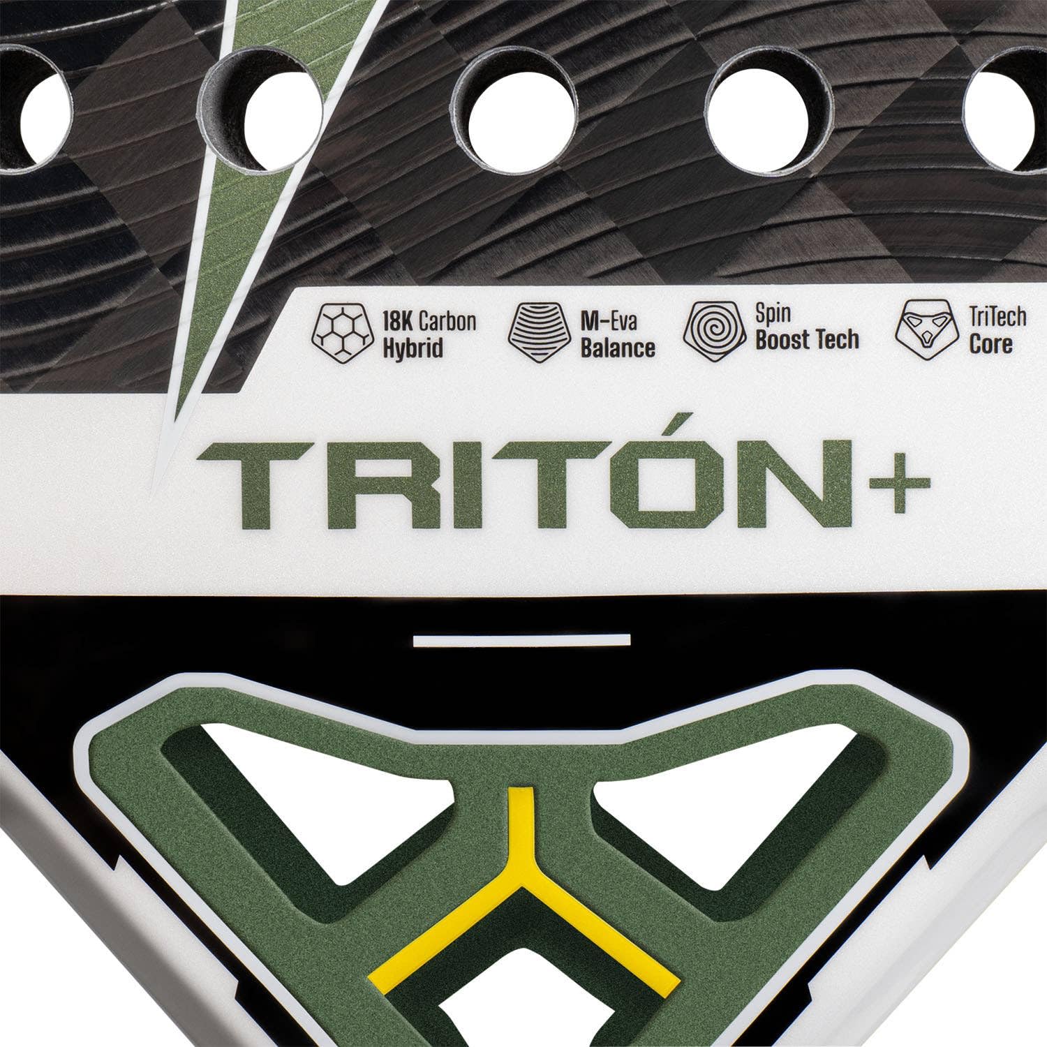 Starvie Triton Balance+ Padelschläger weiß 402g