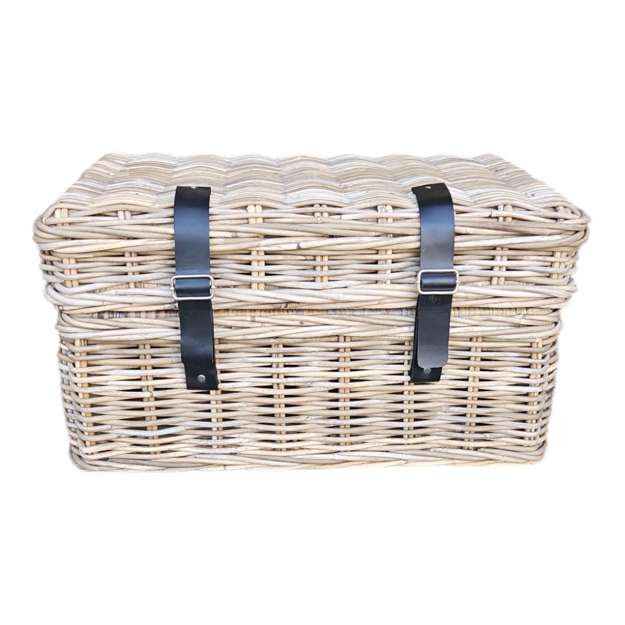 Interieurdirekt Panier de rangement en osier - Alicia (60 x 40 x 33)