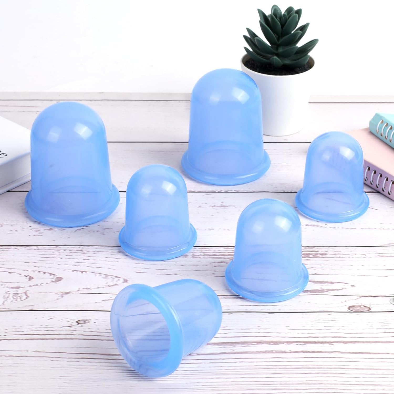 Silicone Cupping Therapy Set - Cupping Kit for Massage Therapy - Cellulite Remover Cupping Set - Anti Cellulite Cup Massager, Vacuum Suction Massage Cups for Cellulite Reduction - Image 5