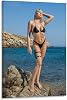 GUSMYPLG Kendra Sunderland Sexy Actress Poster4 Canvas Painting Posters And Prints Wall Art Pictures for Living Room Bedroom Decor 16x24inch40x60cm Frame-style