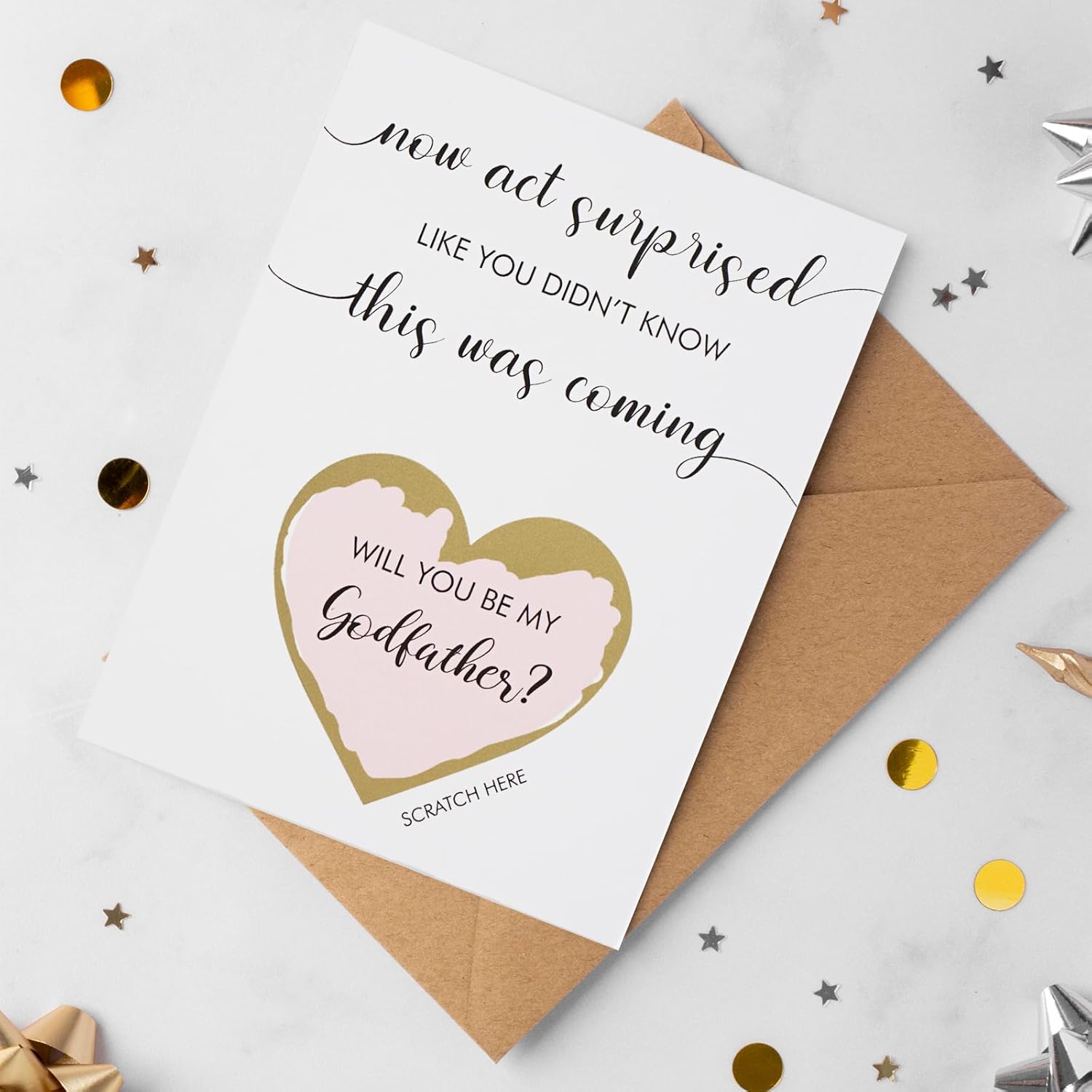 Will You Be My Godfather Scratch Off Card, Godfather Proposal Gift, Godfather Request Asking Card - Image 6