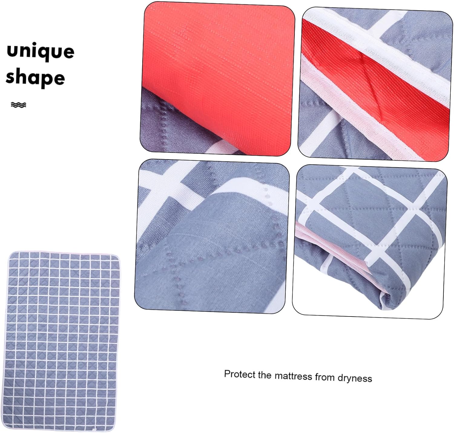 SECFOU Washable Bed Pads for Adults and Elderly Reusable for Incontinence for Mattress Protection and Improved Sleep Quality