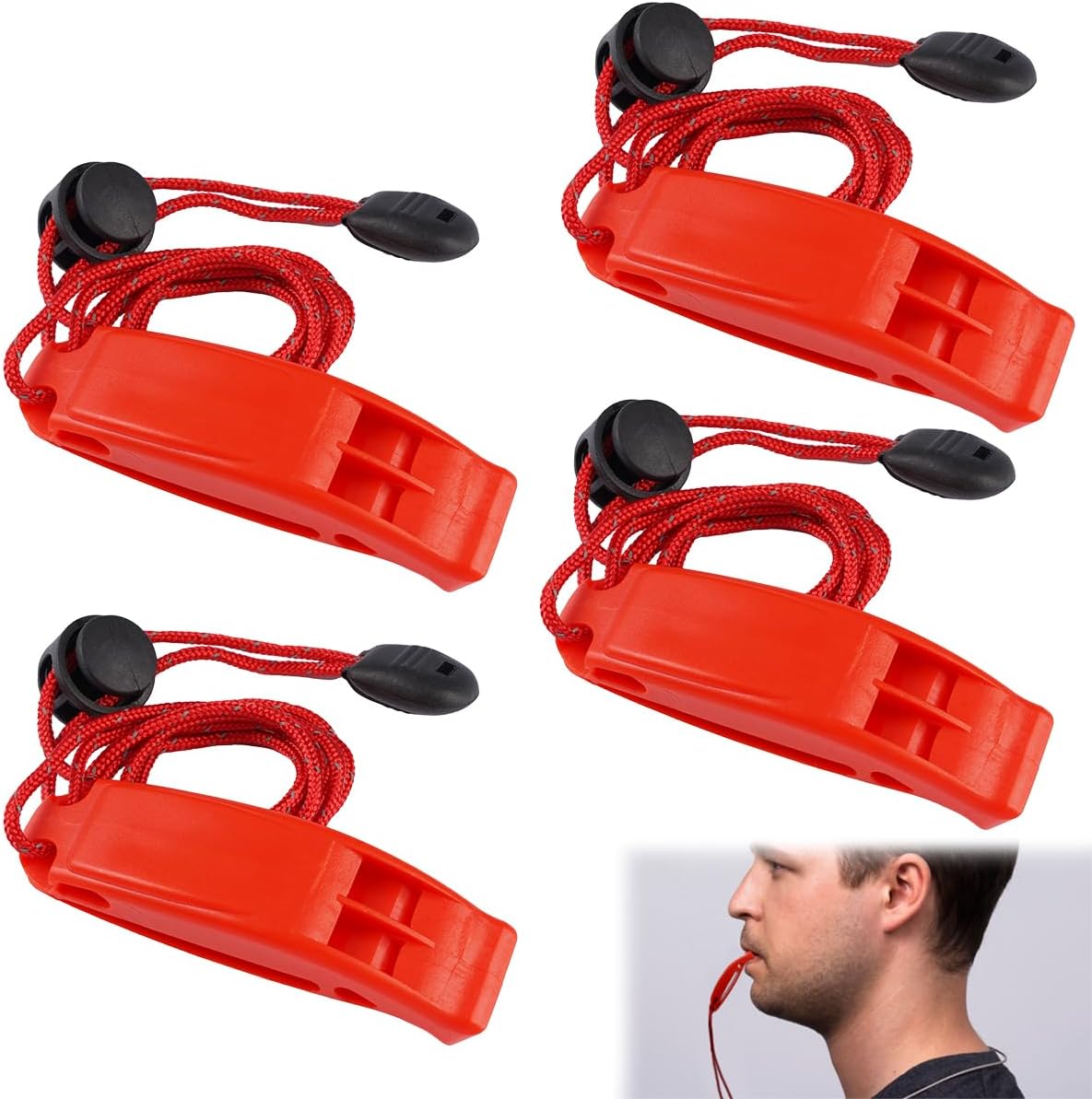 Sifflet de survie Zorvixal double tube haute décibels randonnée montagne
