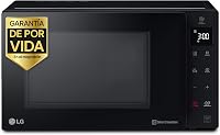 LG MH6535GIS - Microondas con Grill NeoChef, Capacidad 25 L, 1000 W, Smart Inverter, Panel Táctil LED, EasyClean, Cocción Uniforme y Bloqueo Infantil, Negro