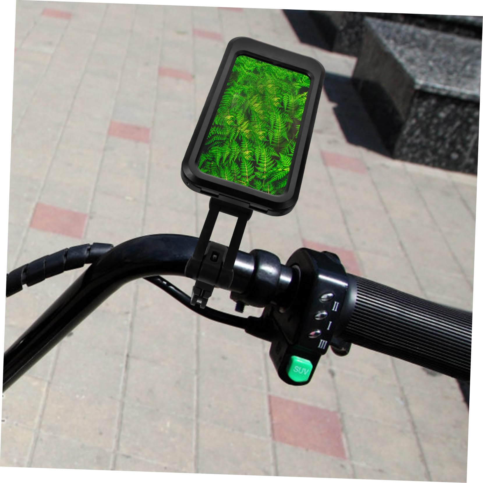 HOMSFOU 5pezzi Supporto Per Smartphone Per e Bici Regolabile Gradi Supporto Magnetico Per Navigazione e Outdoor Compatibile Con Telefono Bici e Scooter