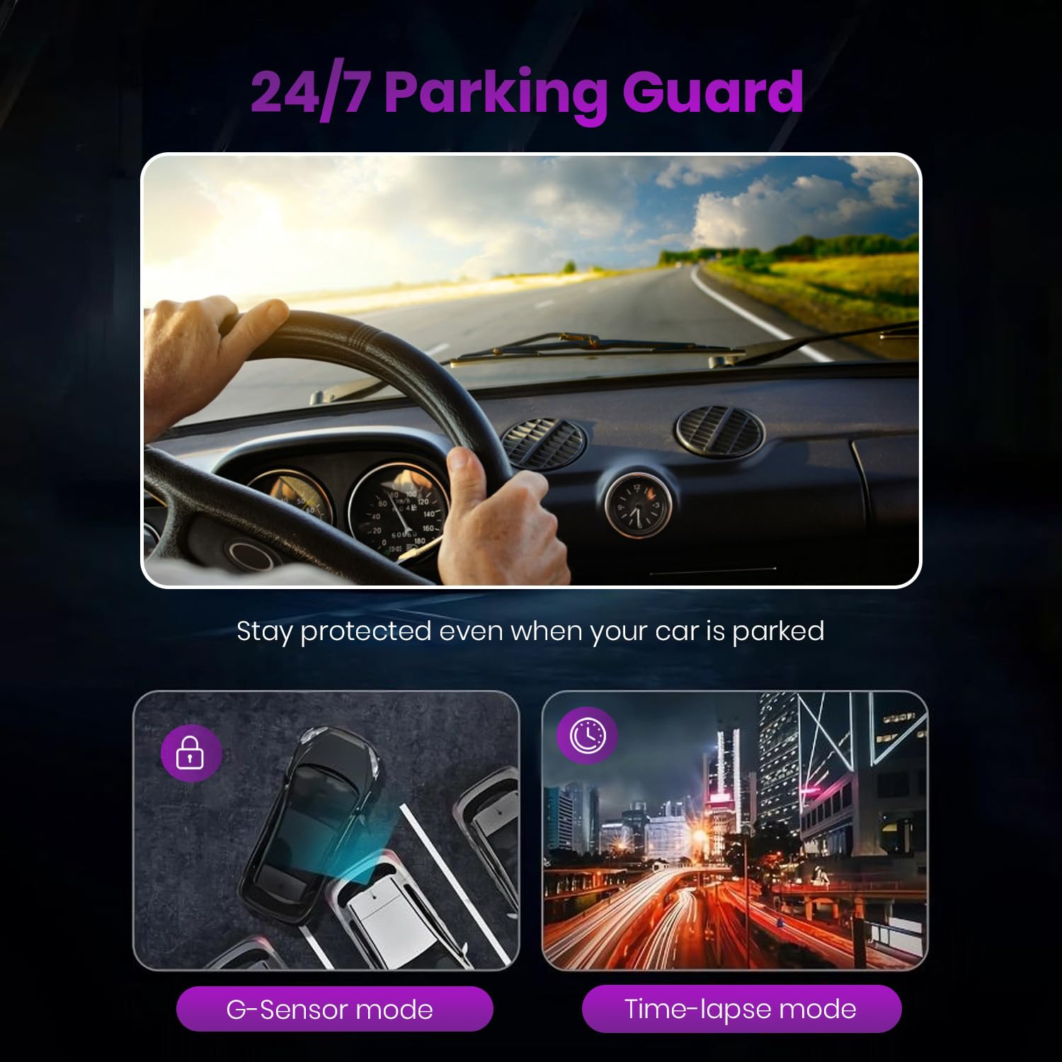Wyve® S760 5K & 2K Dual Channel Car Dash Camera, 2592P Front & 1440P Rear, STARVIS IMX415 Sensor, 3.16'' Display,GPS Logger, ADAS, F1.75,140° 7G Lens,3D-DNR,5GHz WiFi,Parking Mode,Supports Upto 512GB 2