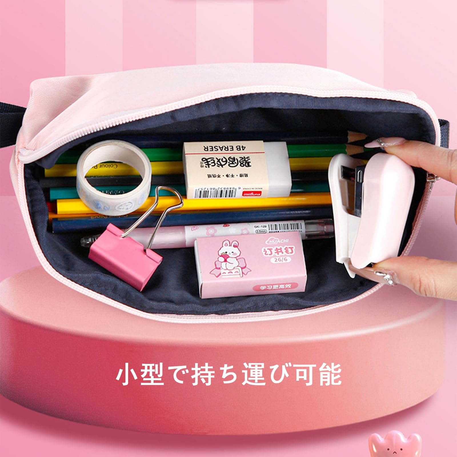 Amazon | ホチキス ミニ 高い耐久性 力を省く 軽量 携帯に便利 精巧で