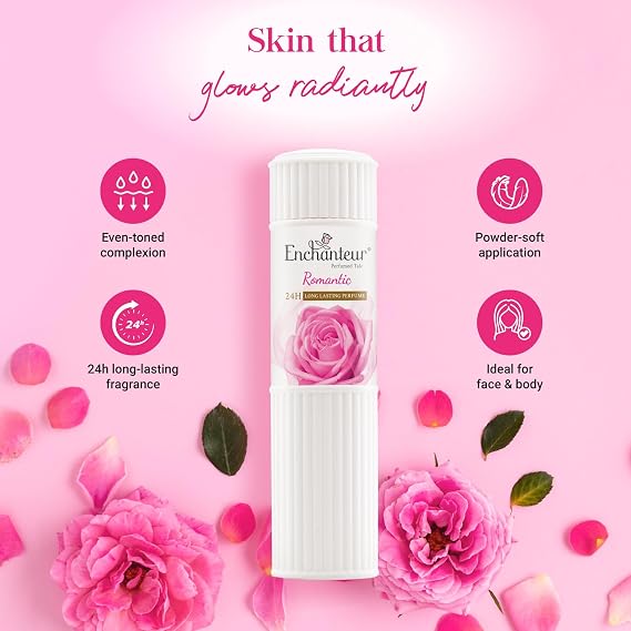 Enchanteur 1 المعطر Talc Romantic ، 250G
