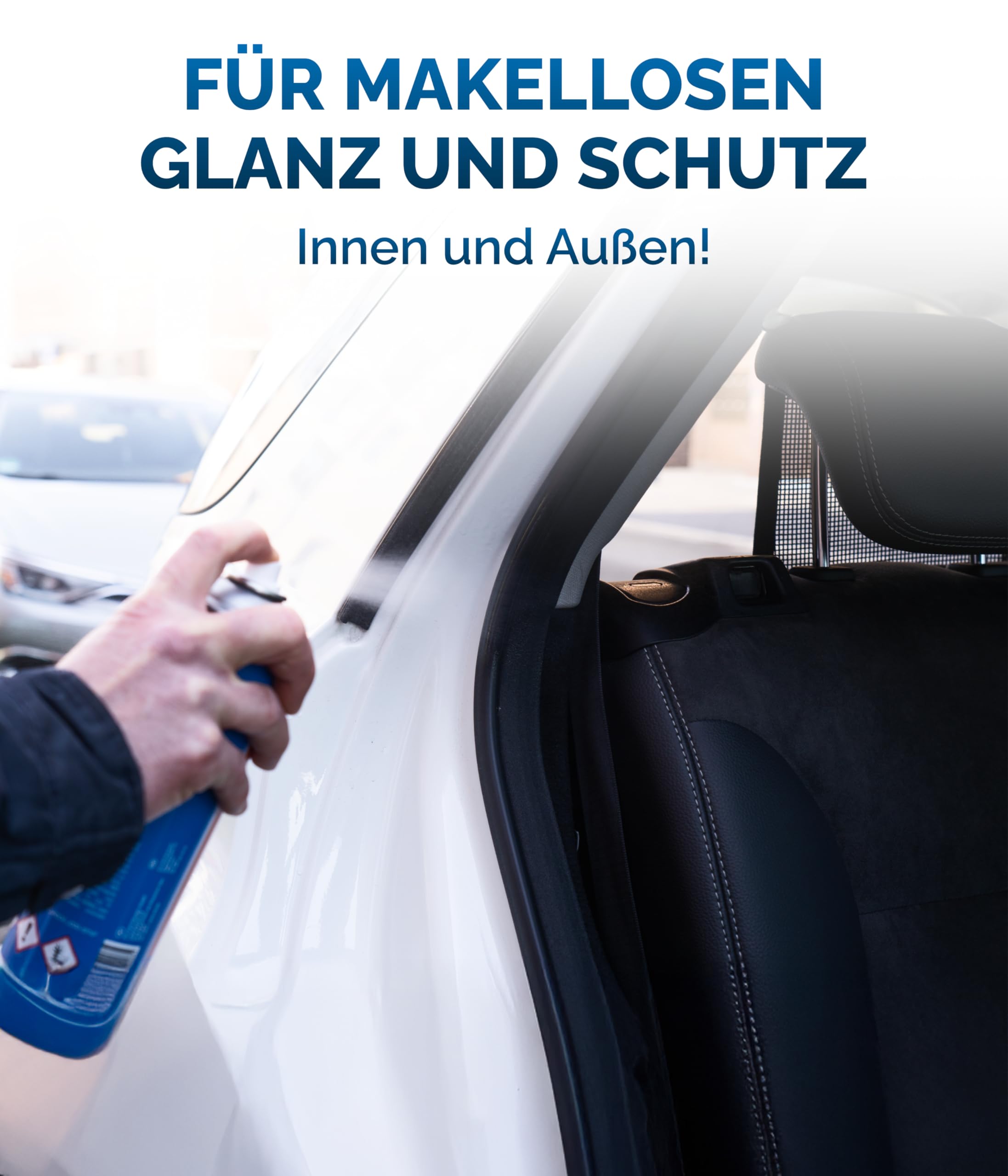 Pro Part® Kunststoffpflege KP 410 – 3 x 500 ml – Autopflege für Kunststoff & Gummi, extremer UV-Schutz, hoher Silikonanteil, schützt vor Verschleiß & Verfärbung, frischt Kunststoff auf, Made in EU